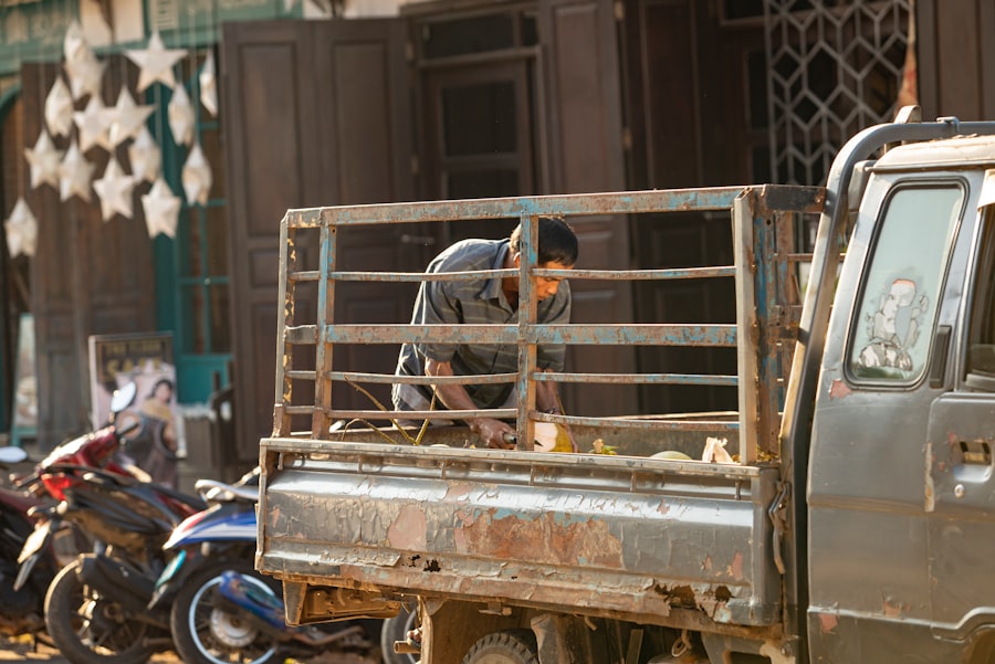 Photo Cleaning cart