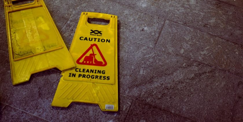 Photo Floor Scrubber Safety